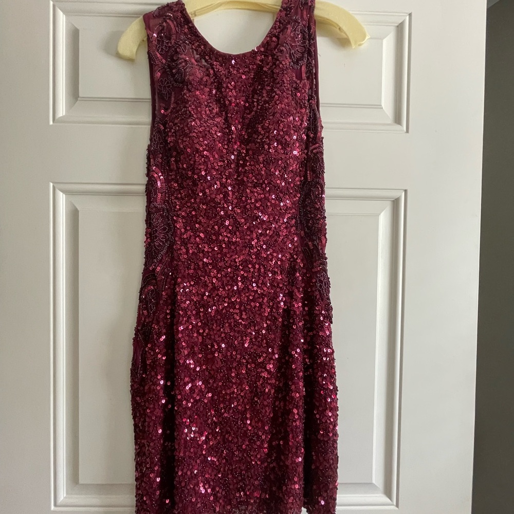 Scala Maroon Homecoming/Dance Dress